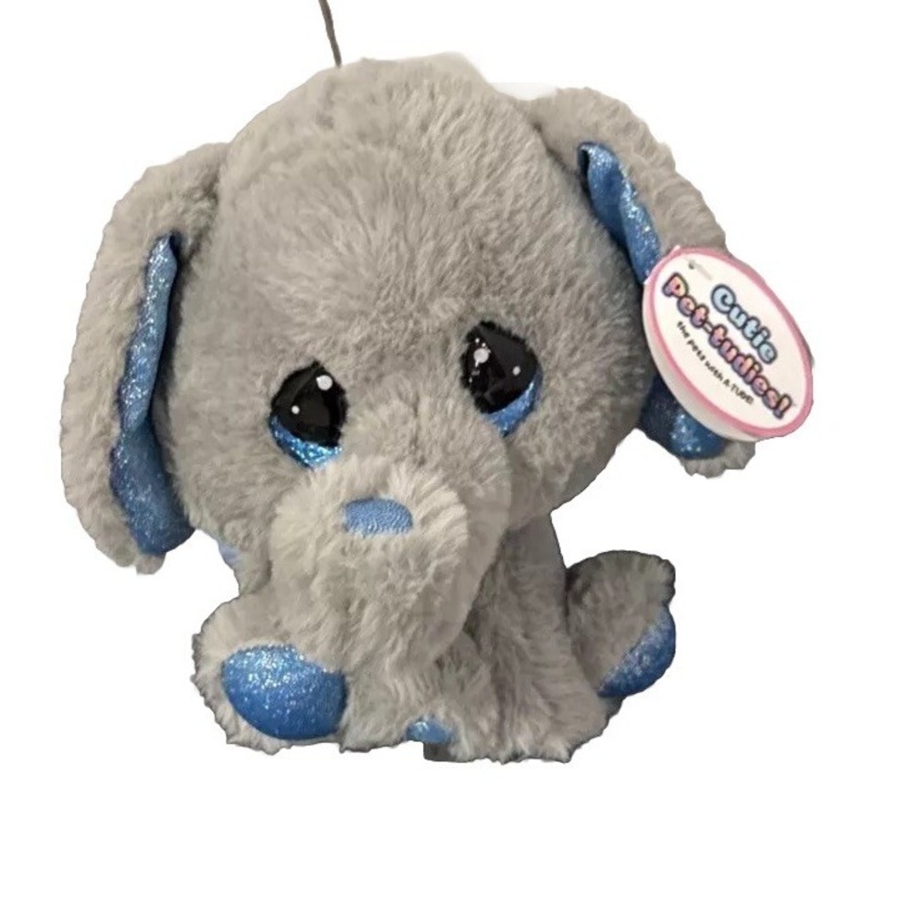 Moby The Stuffed Elephant Cutie Pet-tudies by Precious Moments - Plush Lovey Toy